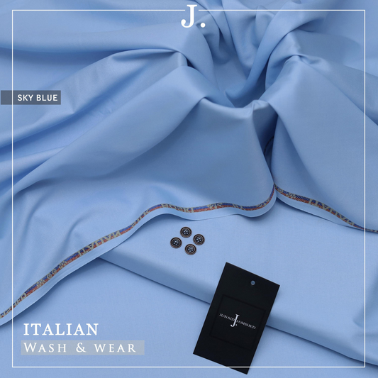 Junaid Jamshed – Italian Silk |Luxury Unstitched Suit for Men