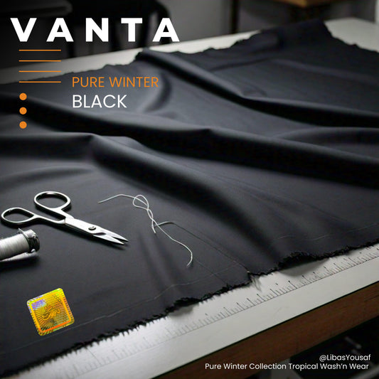 Vanta Suiting - Jet Black